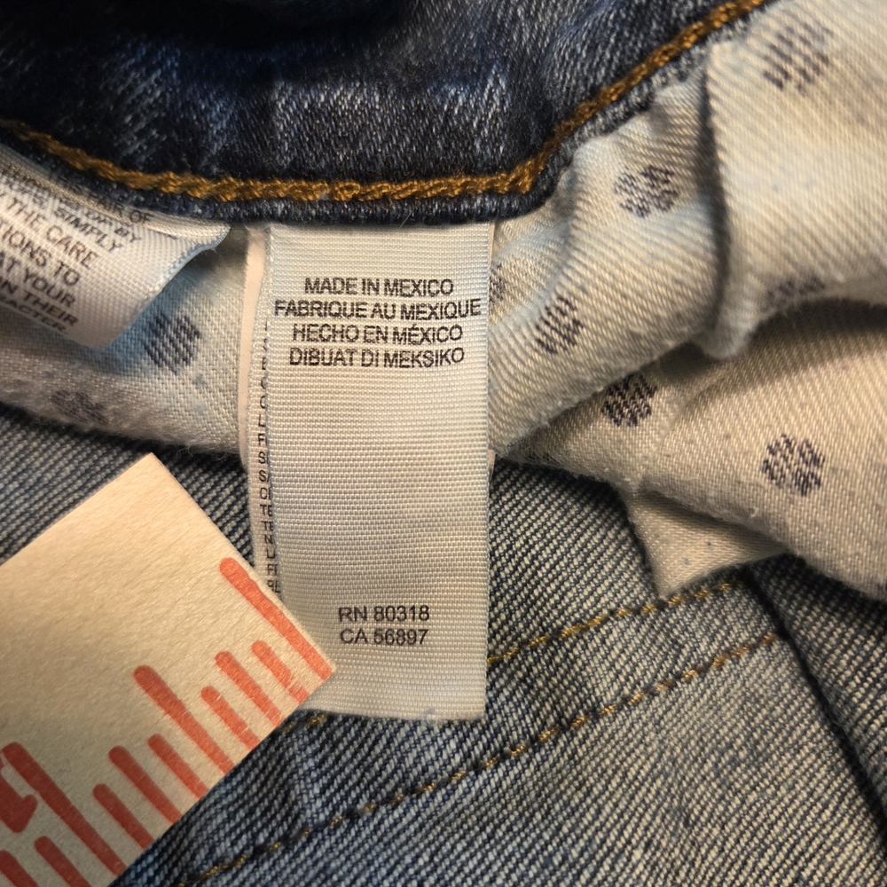 Lucky Brand Jeans Mens 34x30 Blue Denim 221 Straight Leg Medium Wash Stretch Fit - Picture 9 of 15